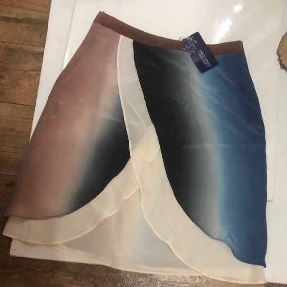 Anthropologie Dresses & Skirts - AMICIA BELLA- Lilah Ombré silk skirt